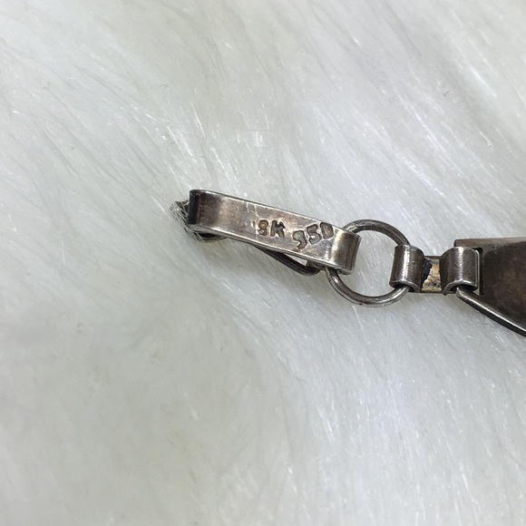 Egyptian Hieroglyphics Silver & Gold Bracelet - Picture 5 of 8